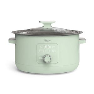 8qt Programmable Slow Cooker Honeydew Green Product Image