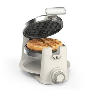Rotating Waffle Maker Linen Cream Product Image