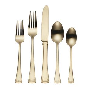 Portola Gold Satin 20pc Flatware Set Product Image