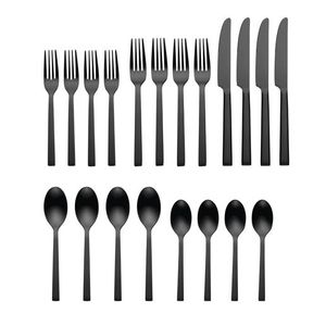 Chefs Table Midnight Matte 20pc Flatware Set Product Image