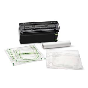 Elite All-in-One Liquid+ Vacuum Sealer w/ Bags & Roll Dark Stainless Steel Product Image