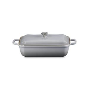 4qt San Francisco Stoneware Covered Casserole French Gray Product Image