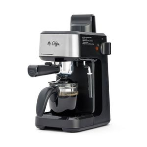 4-Shot Steam Espresso Maker Black Product Image