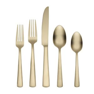 Aptitude Champagne Satin 20pc Flatware Set Product Image