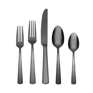 Aptitude Midnight Glossy 20pc Flatware Set Product Image
