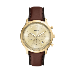 Fossil Men's Neutra Chronograph Brown Leather Watch Product Image