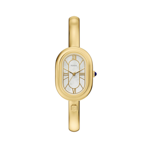 Fossil Women's Sloan Three-Hand Gold-Tone Stainless Steel Watch Bangle Product Image