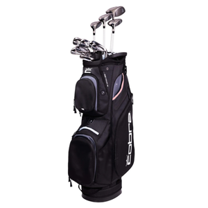 Cobra AIR-X Women's 12-Piece Complete Set Graphite Women's Right/Silver/Pink Product Image