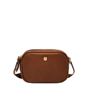 Fossil Danni Leather Crossbody Bag Medium Brown Product Image