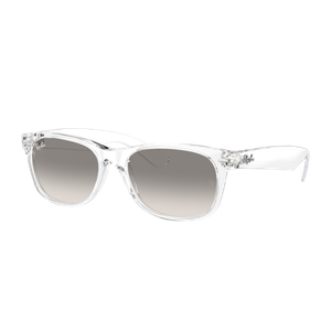 Ray-Ban New Wayfarer Classic Sunglasses Clear Grey Clear Grey Polished Transparent/Clear Grey Product Image