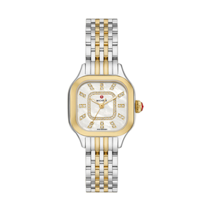 Michele Meggie Two-Tone 18K Gold-Plated Diamond Dial Watch Product Image