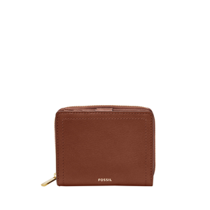 Fossil Women's Logan RFID Mini Multifunction Brown Product Image