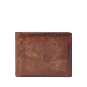 Fossil Derrick RFID Flip ID Bifold Brown Product Image