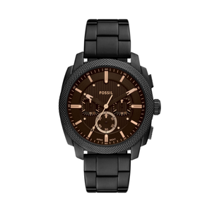 Fossil Men's Machine Chronograph Black Stainless Steel Watch Product Image