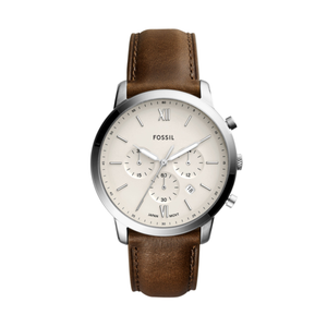 Fossil Men's Neutra Chronograph Brown Leather Watch Product Image