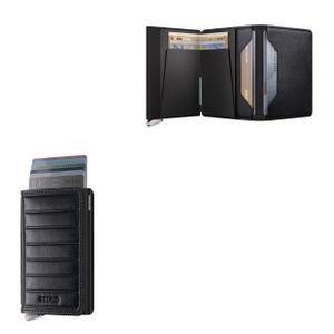 Slimwallet Emboss Lines Leather Product Image