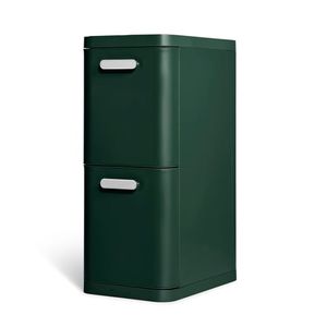 45L 2-Drawer Recycling Bin Emerald Product Image