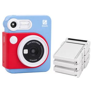 Hanin M6 Instant Camera with Film Kit (Red/Blue 20 Product Image