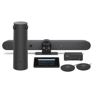 Logitech Rally Bar + Tap + Sight + 2 Mic Pods + As Product Image