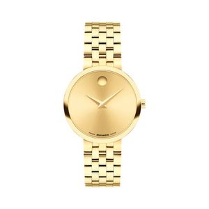 Ladies Museum Classic New Gold-Tone Stainless Steel Watch Gold Dial Product Image