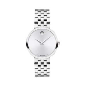 Ladies Museum Classic New Silver-Tone Stainless Steel Watch Silver Dial Product Image