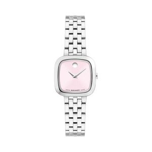 Ladies Museum Classic Silver-Tone Stainless Steel Watch Blush Dial Product Image