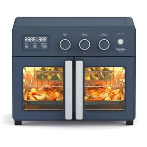 French Door 34qt Air Fryer Toaster & Convection Oven Indigo Blue Product Image