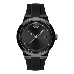 Mens  BOLD Fusion Black Silicone Strap Watch Black Dial Product Image