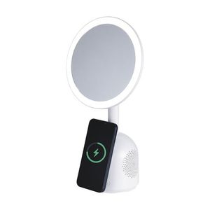 Bluetooth Speaker Makeup Mirror Product Image