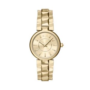 Ladies Audora Gold-Tone Stainless Steel Watch, Gold Dial Product Image