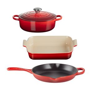4pc Kitchen Essentials Set Cerise Product Image