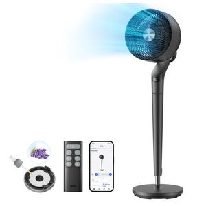 8" Smart Pedestal Floor PolyFan 9 Speed w/ Remote Product Image