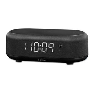 Bluetooth Alarm Clock w/ Fast Wireless Charging & USB Charging Product Image