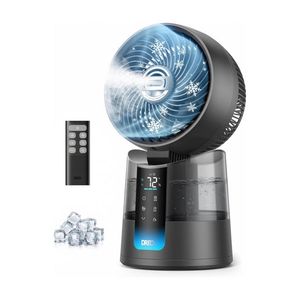 TurboCool Smart Indoor Misting Evaporative Table Fan Product Image