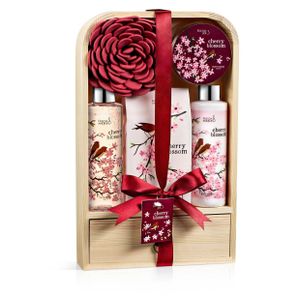 Cherry Blossom Wood Curio Spa Set Product Image