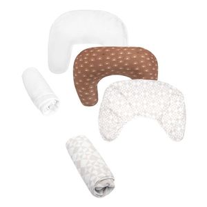 Boppy New Nursing Pillow Bundle w/ Cotton Cover Nature Product Image