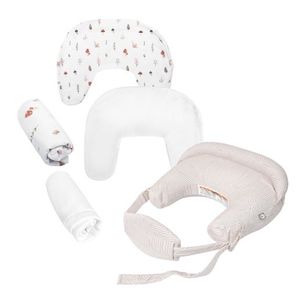 Boppy Complete Nursing Pillow Bundle Oat Retro Arches Product Image