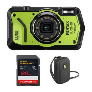 Ricoh PENTAX WG-8 CAMERA - GREEN/ACC KIT Product Image