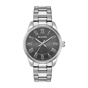 Mens Corporate Exclusive Silver-Tone Stainless Steel Watch Gray Dial Product Image