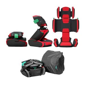 Hifold Foldable Booster Seat with Carry Bag Racing Red Product Image