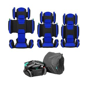 Hifold Foldable Booster Seat with Carry Bag Ocean Blue Product Image
