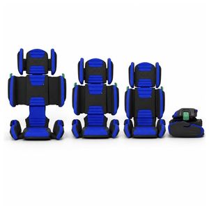 Hifold Fit-and-Fold Booster Car Seat, Ocean Blue Product Image