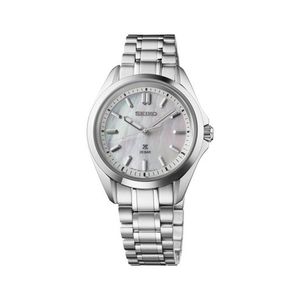 Ladies Prospex Sea Silver-Tone Stainless Steel Watch Mother-of-Pearl Dial Product Image