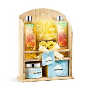 Coconut Bath and Body 7 Piece Spa Gift Set Product Image