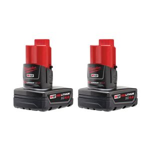 M12 REDLITHIUM XC4.0 Battery Two Pack Product Image