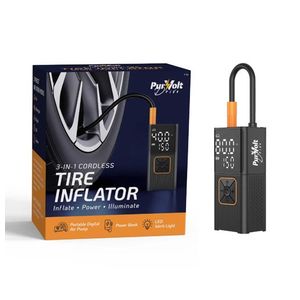 3-in-1 Cordless Tire Inflator - Inflator Power Bank & LED Light Product Image