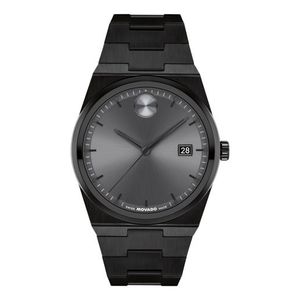 Mens BOLD Quest Black Ion-Plated Stainless Steel Watch Gunmetal Dial Product Image