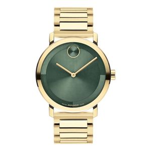 Unisex BOLD Evolution 2.0 Gold-Tone Stainless Steel Watch Green Dial Product Image
