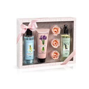 Lavender White Rose Jasmine and Vanilla Gift Set - 4pc Product Image