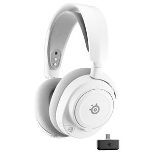 SteelSeries - Arctis Nova 7P Gen 2 Wireless Over-The-Ear Multi Gaming Headset for PS4, PS5, Switch, Handheld, PC - White Product Image